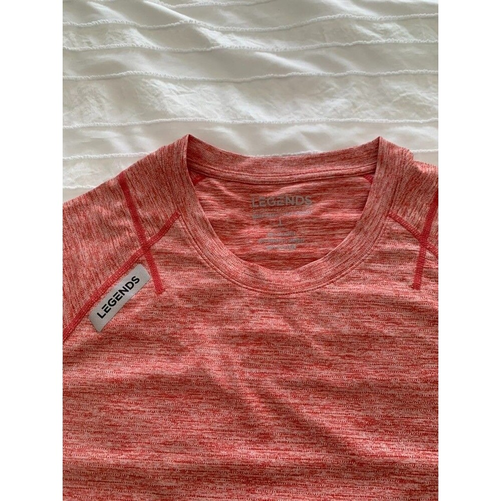 Legends Enzo Mens TShirt Red Heather, Large Active Athletic Outdoor Rugged Lux